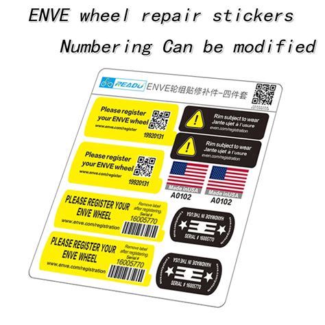 road bike Repair stickers wheel stickers Repair decals-in Bicycle ...