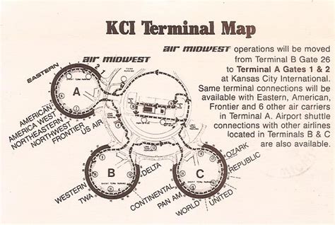 Air Midwest terminal map - Kansas City International Airpo… | Flickr