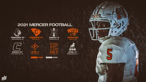 Mercer announces spring football schedule - The Den