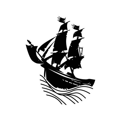 Pirate ship icon vector illustration 6484773 Vector Art at Vecteezy