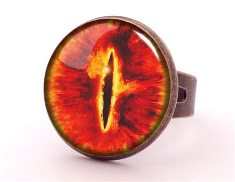 SAURON EYE Ring, Lotr Jewellery, 0189RB | Lotr jewelry, Eye ring, Rings