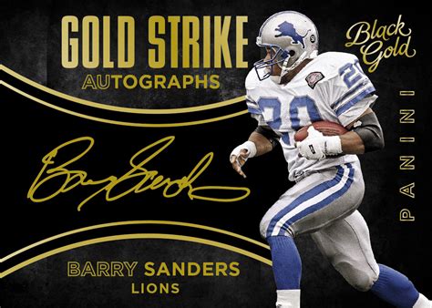 2016 Panini Black Gold NFL Football Cards Checklist