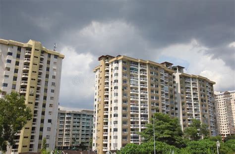 Residential Apartment Building Kuala Lumpur Malaysia Stock Photo ...