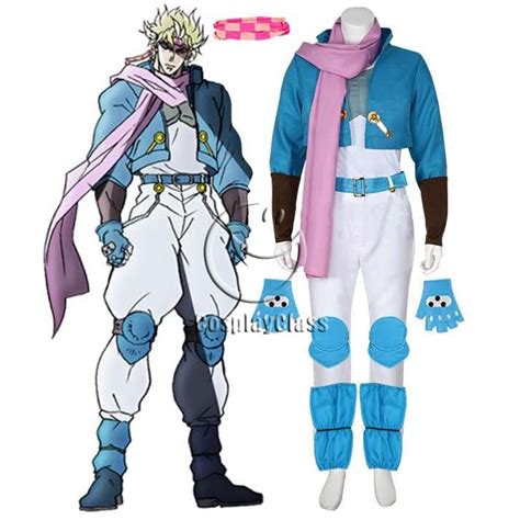 JoJo`s Bizarre Adventure Caesar Antonio Zeppeli Cosplay Costume ...