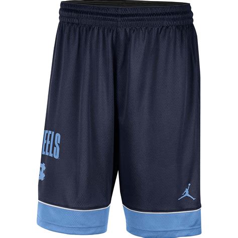 Jordan Men’s University of North Carolina Fast Break Basketball Shorts ...