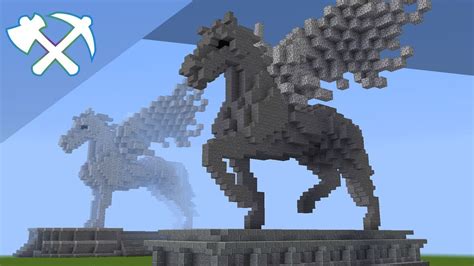 How to Build a Pegasus Statue | Minecraft Tutorial - YouTube