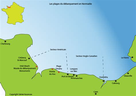 Carte De France Plage Du Debarquement - My blog