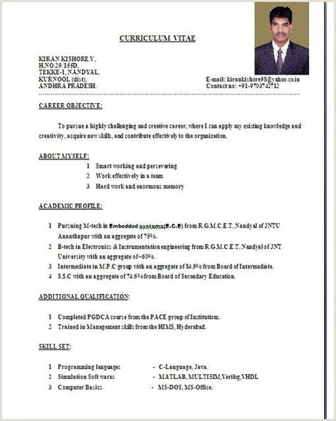 Sample Resume For Fresher Teacher Job In India : Lecturer Sample ...