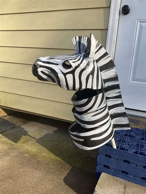 Zebra For Lion King • Ultimate Paper Mache