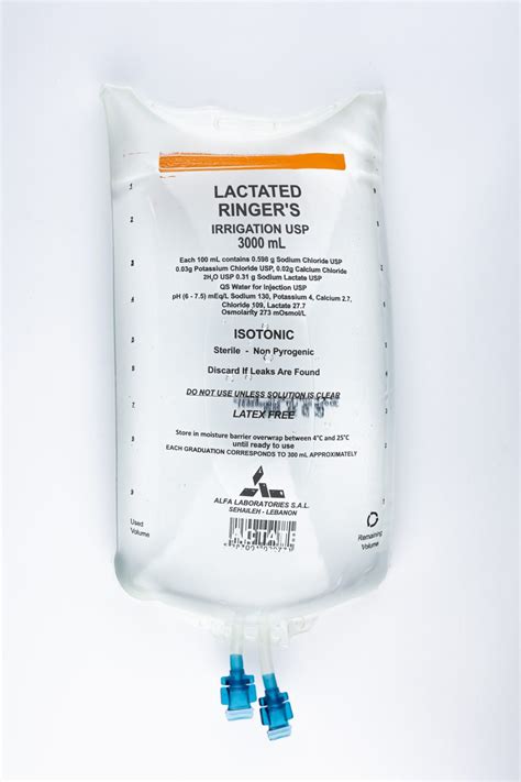 LACTATED RINGER’S USP – Alfa Laboratories S.A.L