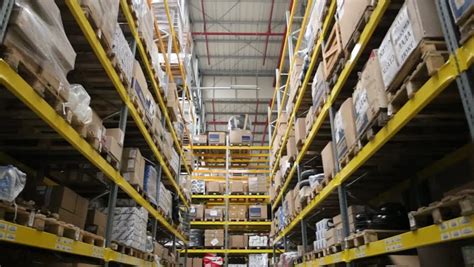 Large Logistics Warehouse Stock Footage Video (100% Royalty-free) 1007181574 | Shutterstock