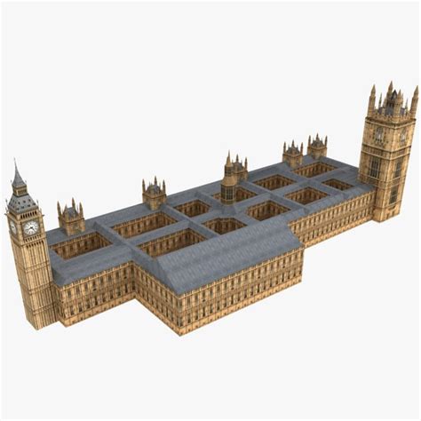 westminster parliament building 3d max