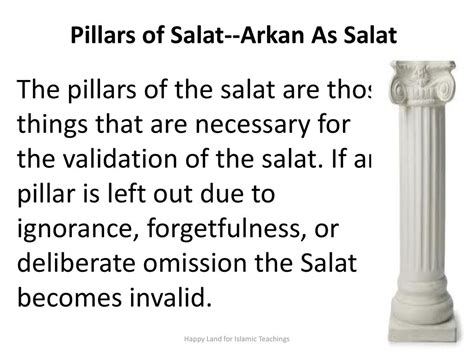 Salat Pillar Of Islam