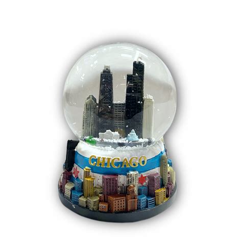 Chicago Flag Snow-Globe - Buy Snow Globes Online | Chicago Gift Shop