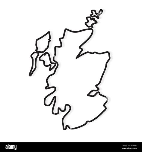 Scotland Map Outline