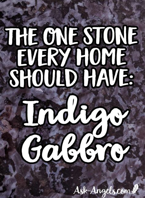 Indigo Gabbro - My New Favorite Crystal - Ask-Angels.com