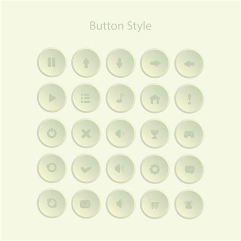 Button styles are used for various graphic design purposes, web design ...