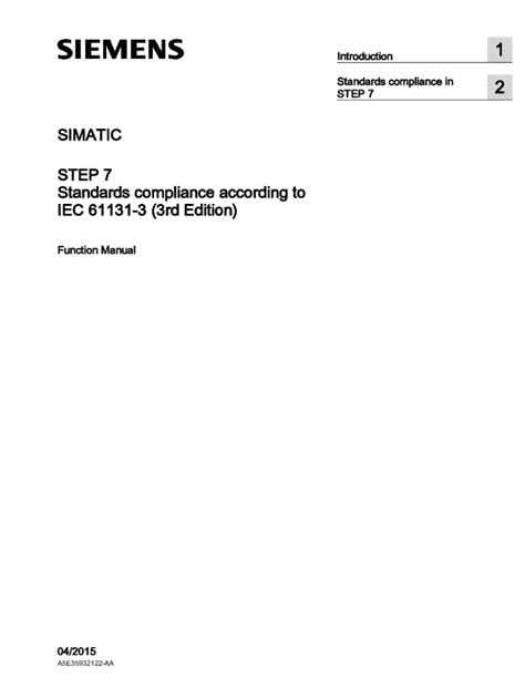 Fillable Online Standards compliance according to IEC 61131-3 (3rd ...