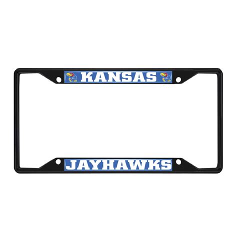 Kansas License Plate Frame - Black | Fanmats - Sports Licensing ...