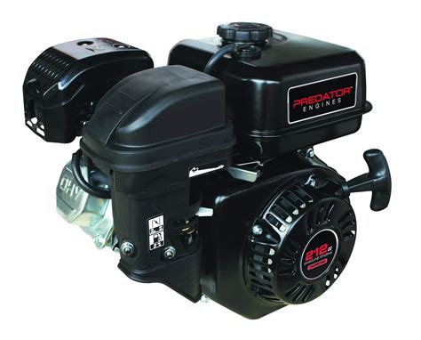 Predator 6.5 HP 212cc OHV Horizontal Shaft Gas Engine - NOT Certified for California; Fuel Shut ...