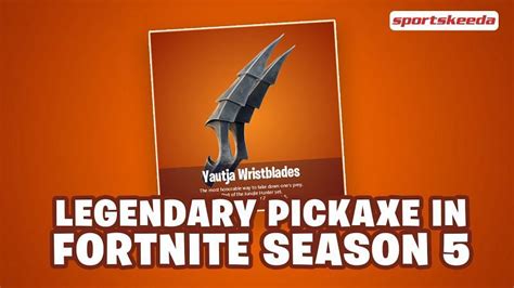 How get Predator's legendary pickaxe in Fortnite Season 5