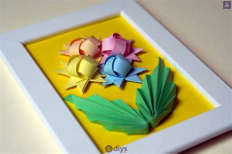 DIY Origami Flower Art