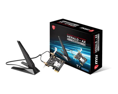 MSI-HERALD-AX-INTEL-AX210NGW-WI-FI 6E | Accessory | MSI Global