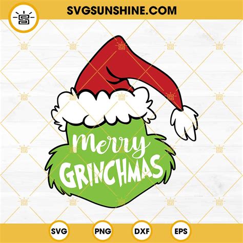 Merry Grinchmas SVG, Grinch Christmas SVG, Grinchmas SVG