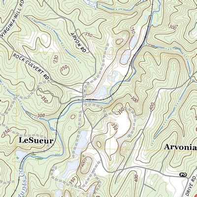 Arvonia, VA (2022, 24000-Scale) Map by United States Geological Survey | Avenza Maps