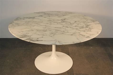 Eero Saarinen Tulip Table with Marble Top at 1stdibs