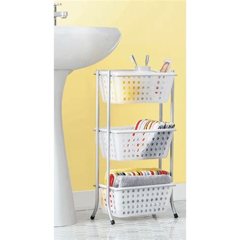 Room Essentials™ Bath Tower 3 Tote Clear | Room essentials, Bath storage, Storage rack