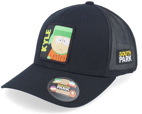 Kyle Broflovski Patch Black Trucker - South Park keps - Hatstore.se