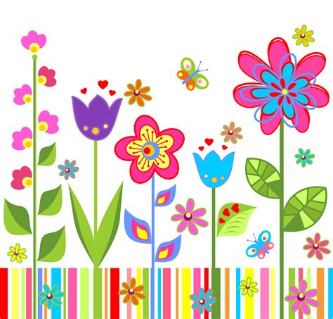 free clip art spring flowers - Clip Art Library