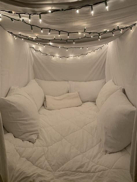 Pillow Fort | Sleepover room, Led lighting bedroom, Dream rooms