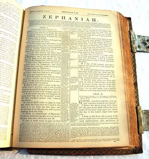Zephaniah, front page of a book of the Holy Bible, made in… | Flickr