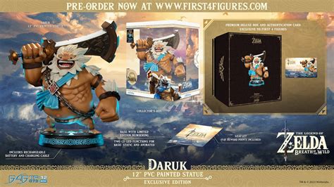 First 4 Figures reveals Zelda: Breath of the Wild Daruk statue