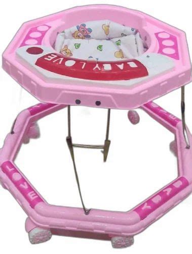 22.5 cm Plastic And Metal Pink Baby Walker, 8 Wheels at Rs 375 in New Delhi