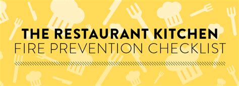 The Restaurant Kitchen Fire Prevention Checklist | Strike First USA