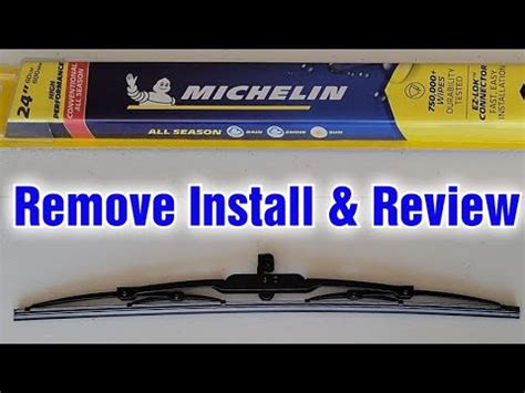 how to install michelin windshield wiper blades - Car Objective