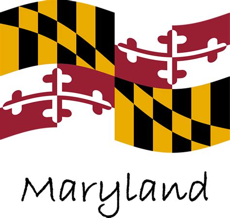 Maryland State Flag PNG Images Transparent Background | PNG Play