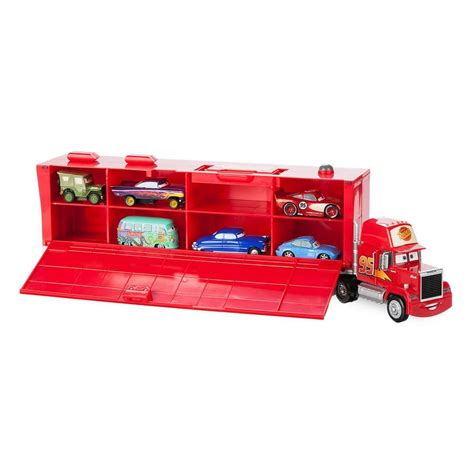 Disney Mack Friction Motor Hauler Truck Plus Six Pullback Cars Set New - Walmart.com - Walmart.com