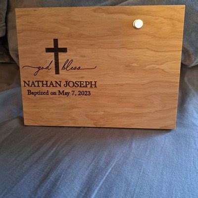 Personalized Baptism Gift, Christening Gifts, Baptism Gifts for Godson ...