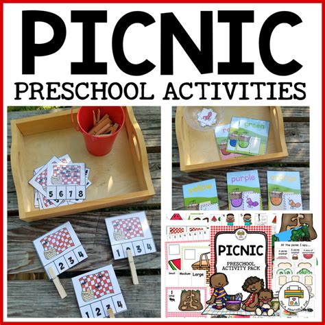 Picnic Activity Pack - Pre-K Printable Fun