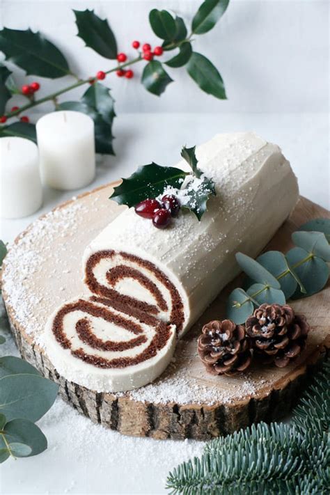 Yule Log (vegan & gluten-free) - Nirvana Cakery