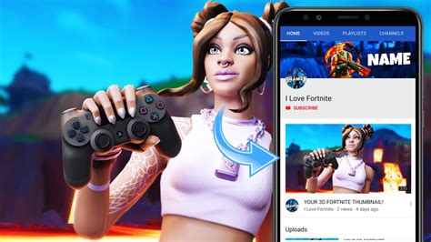 How to Make 3D FORTNITE THUMBNAILS (ANDROID/iOS) (EASY) - YouTube