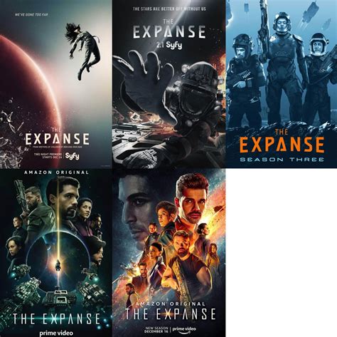 The Expanse posters from Season 1-Season 5. Which one is your favorite? : r/TheExpanse