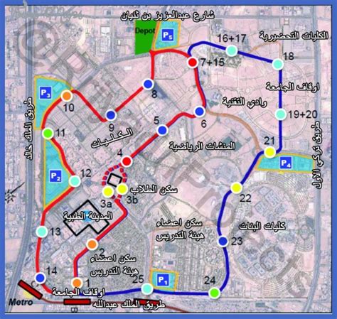 Riyadh Metro Map - ToursMaps.com