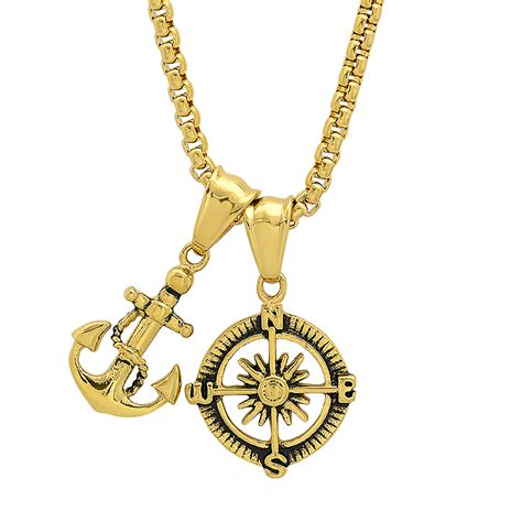Anchor Pendant + Chain // Gold - HMY Jewelry - Touch of Modern