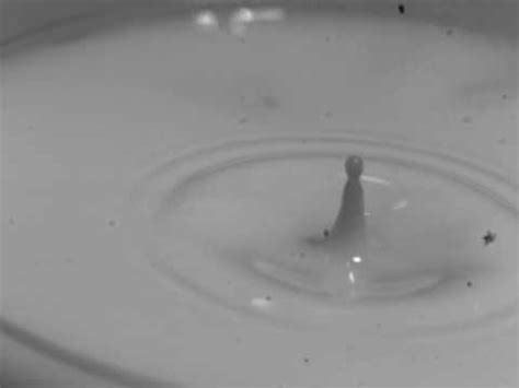 Spilling milk in slow motion - YouTube