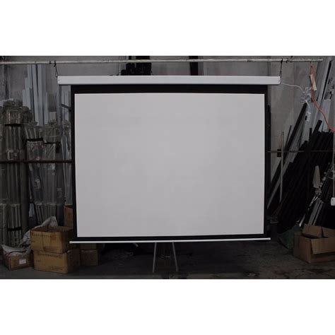 Square Case Electric Motorized 150 Inch 16:9 Projection Screen Home ...